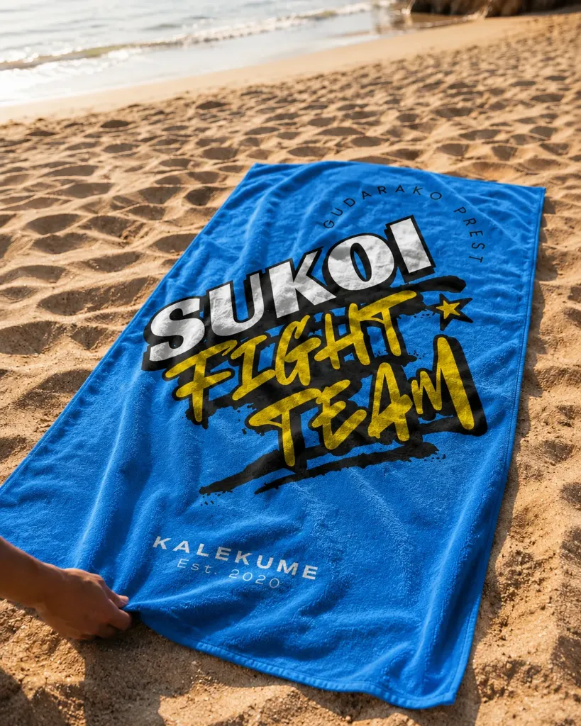 SUKOI sports towel FIGHT TEAM